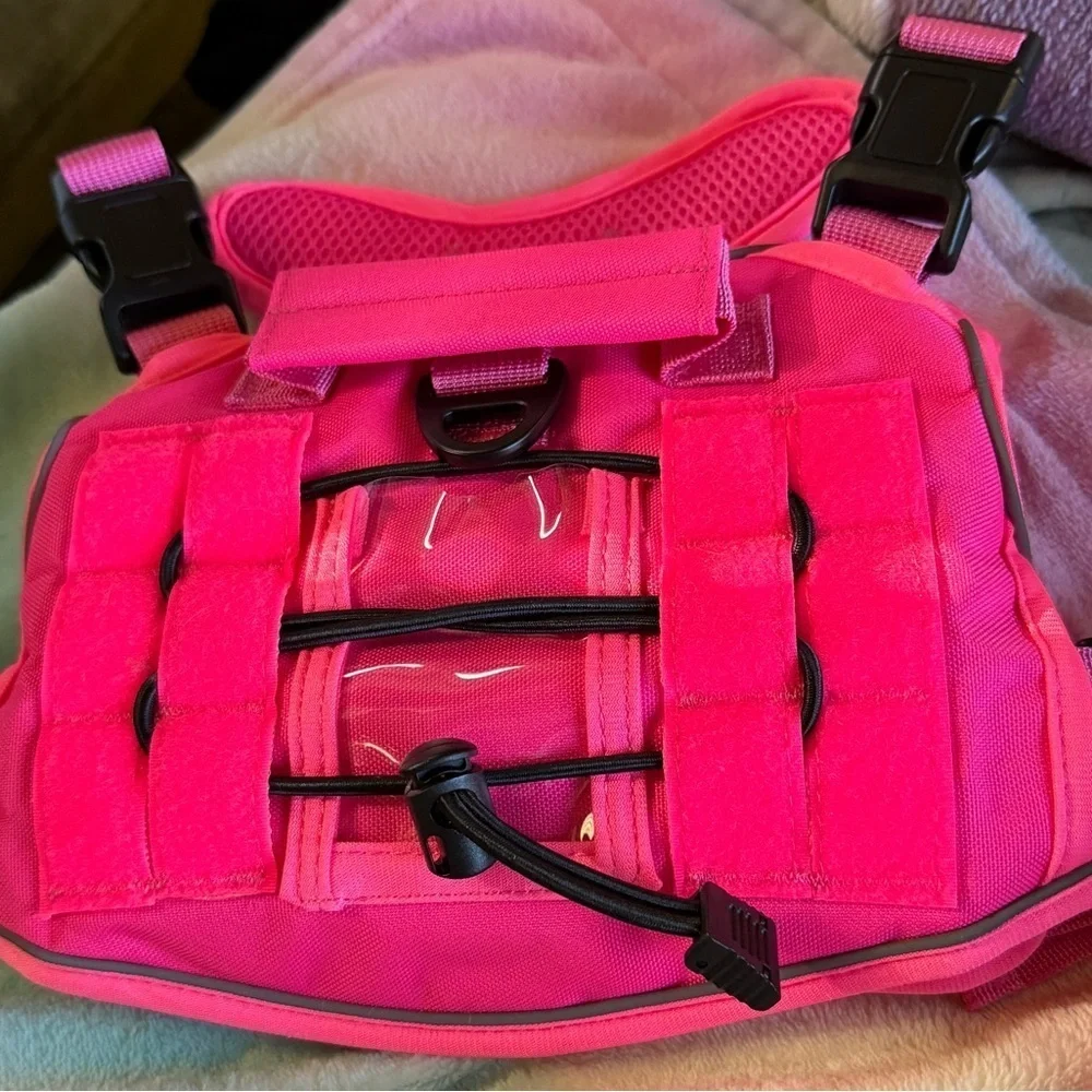 Tactical Dog Harness - Pink